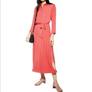 Topshop Pleated Shirtdress NWT